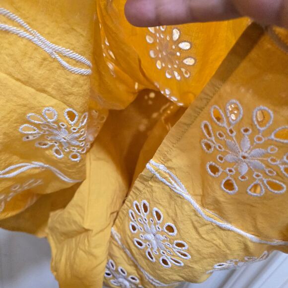 LOFT Yellow Floral Mini Dress - Picture 5 of 8